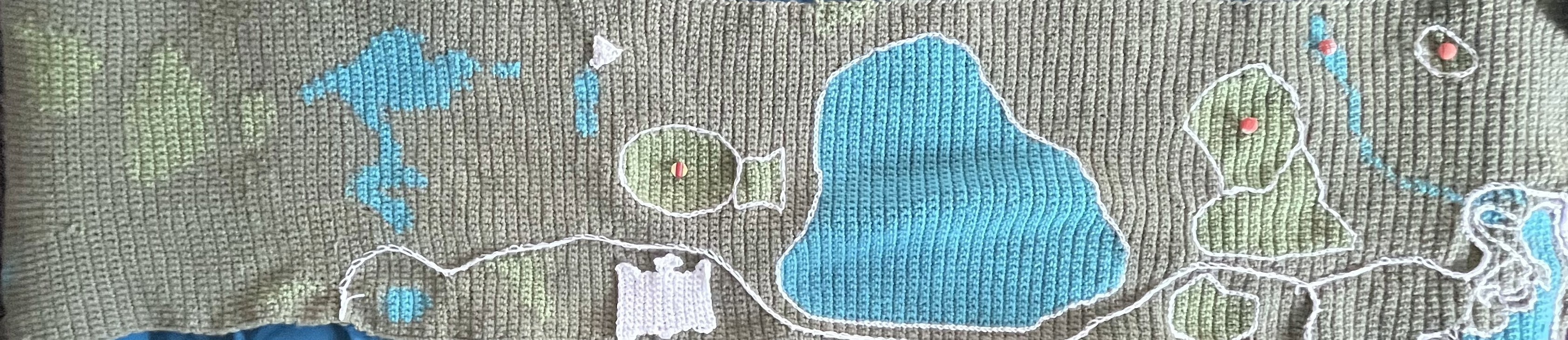 Whole Crocheted Central park map